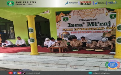 Peringatan Isra Mi'raj Nabi Muhammad SAW di SMK Peristek Pangkah
